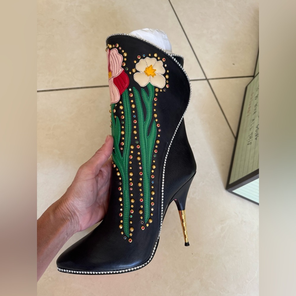 Gucci Western Glam booties size 8